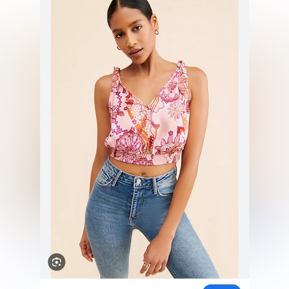 FREE PEOPLE Weekend in Montauk crop top - Picture 1 of 7